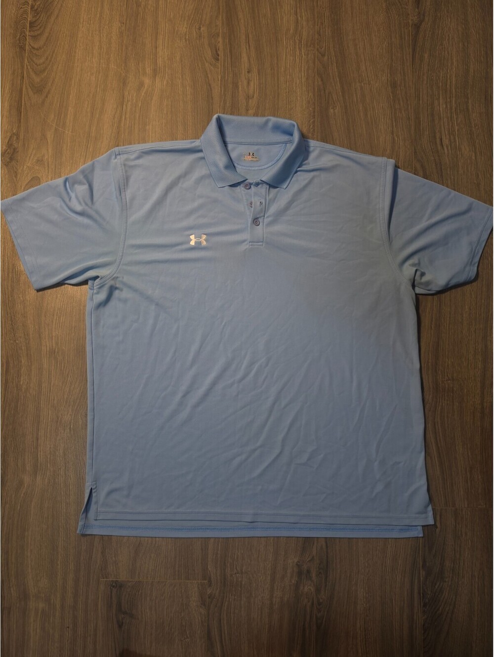 Under Armour HeatGear Light Blue Men's XL Polo Shirt